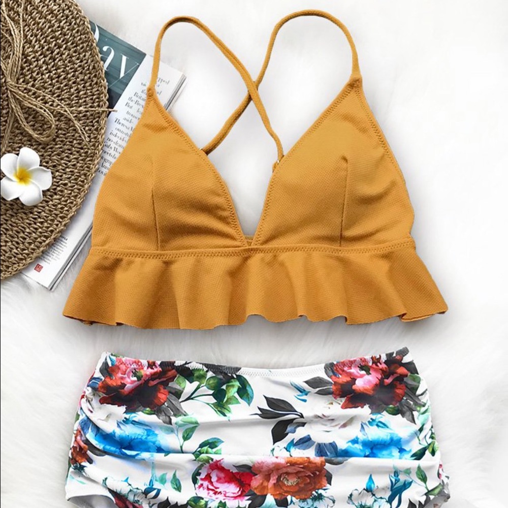 NWT CUPSHE high waist bikini